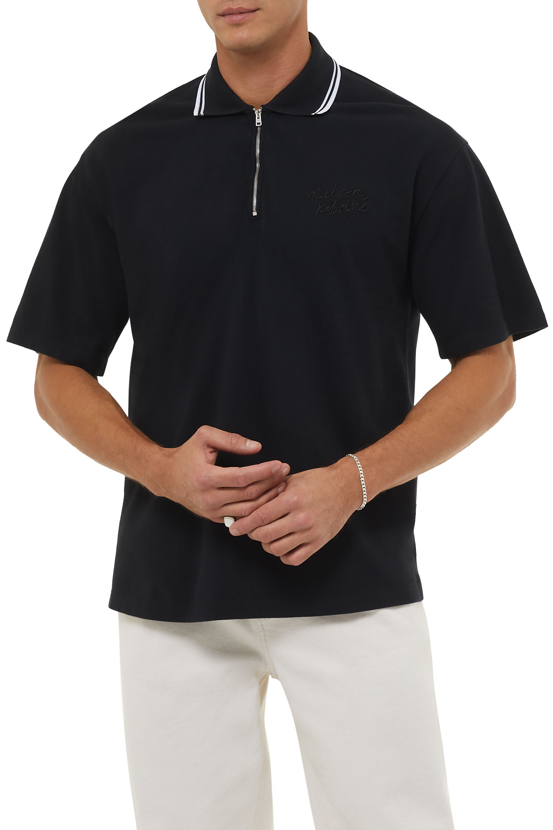 サイズ MAISON KITSUNE' - oversized polo maison kitsuneの通販 by